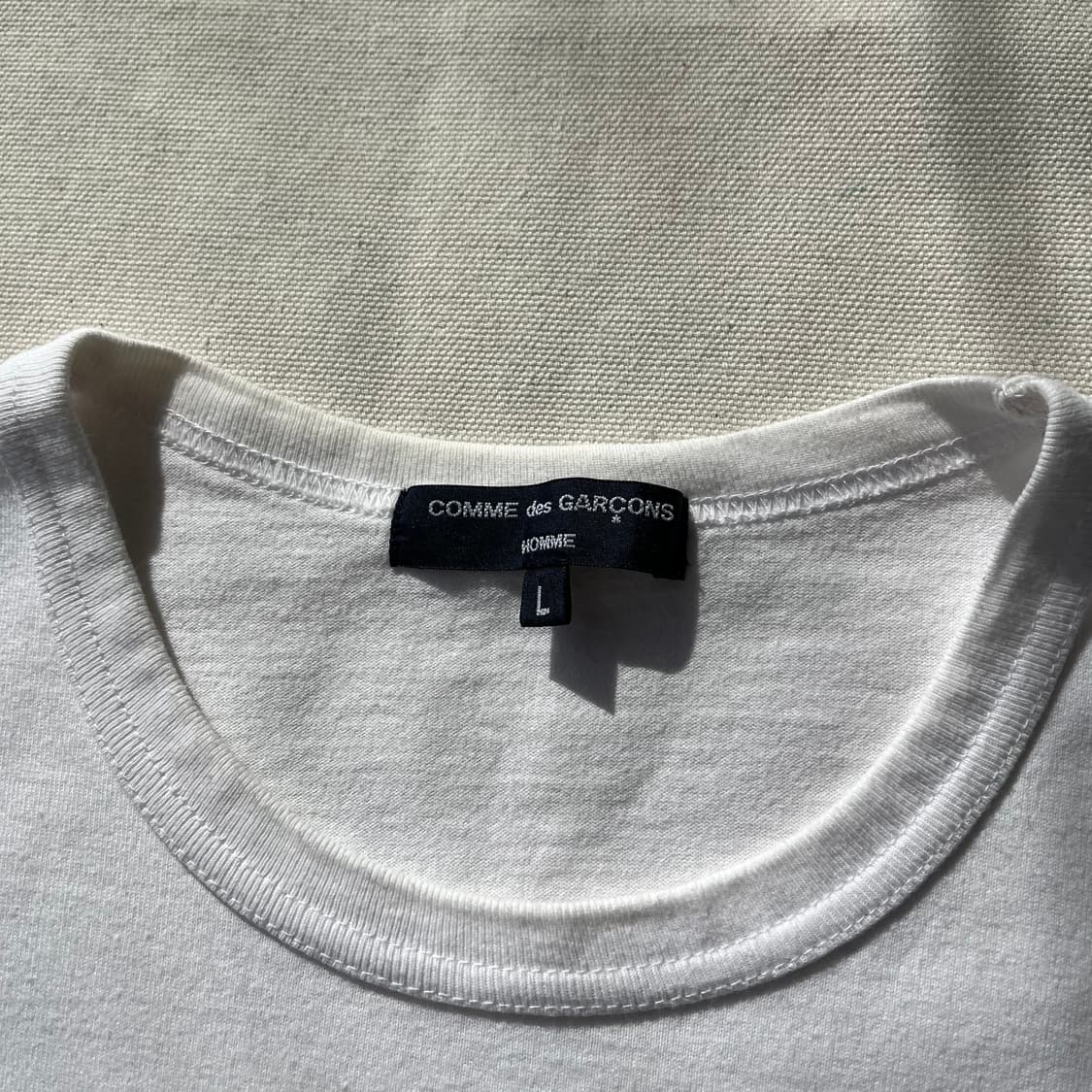 꼼데가르송옴므 AD2018 패치워크 로고 티셔츠 상품이미지5