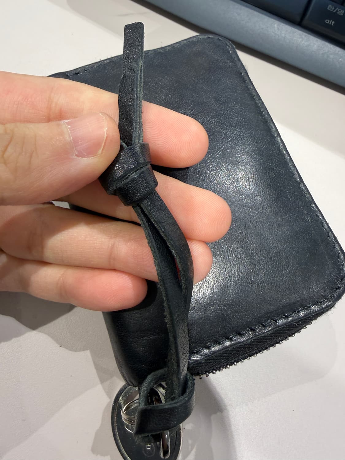 하바티x클라스레더 Rough Zip Wallet 지갑 상품이미지9