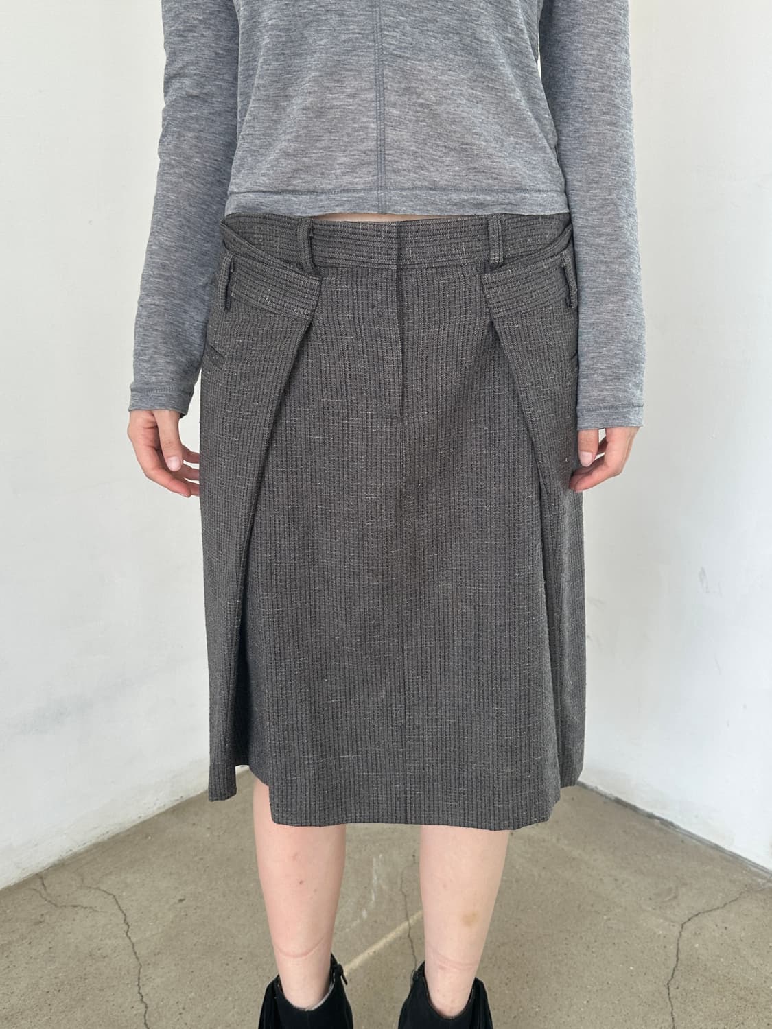 마르지엘라 랩 울 스커트 상품이미지1