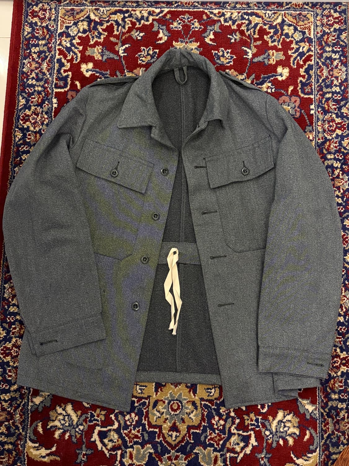 스위스군 빈티지 밀리터리 튜닉 자켓 상품이미지1