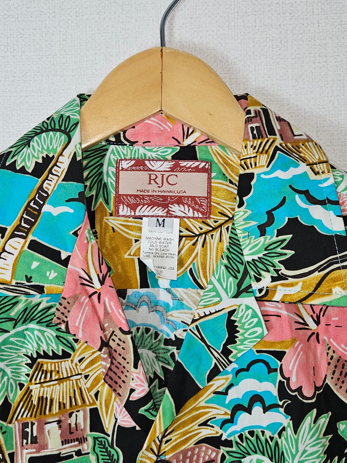 RJC 메이드인하와이 하와이안 반팔셔츠 M 상품이미지3