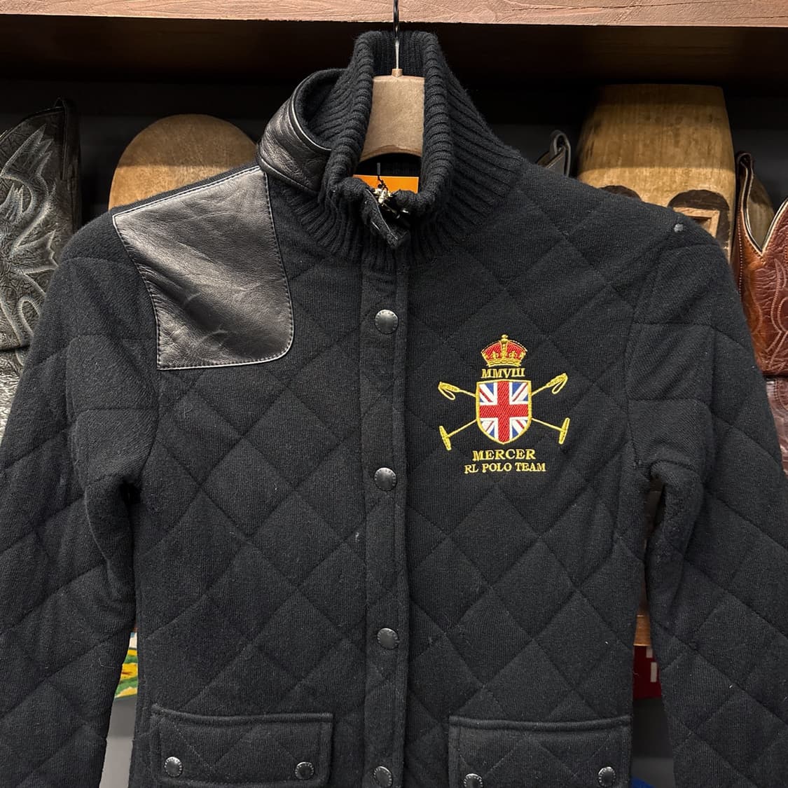 폴로 랄프로렌 폴로컵 자수패치 퀼팅패딩 상품이미지3