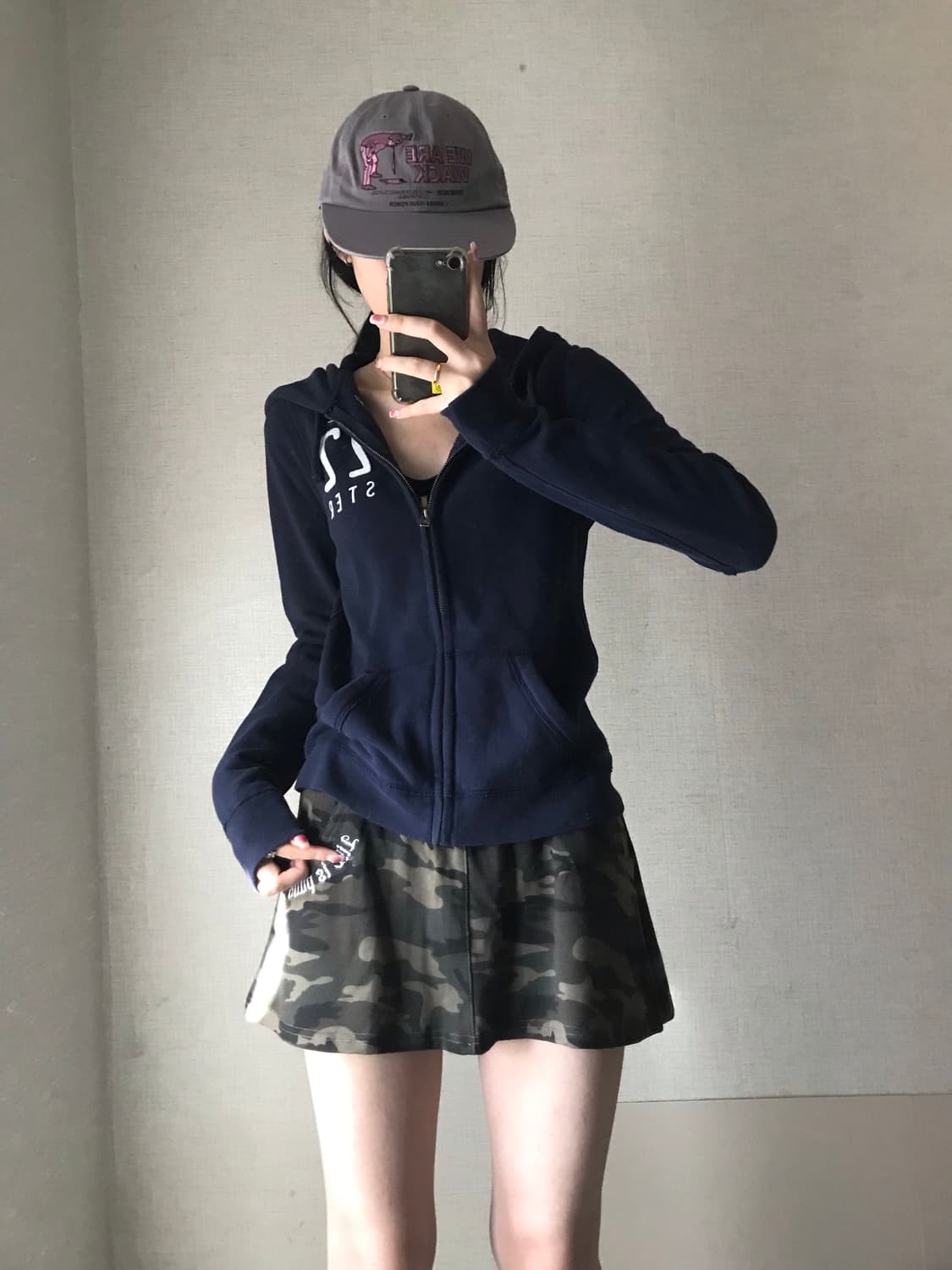 홀리스터 네이비 후드집업 상품이미지2