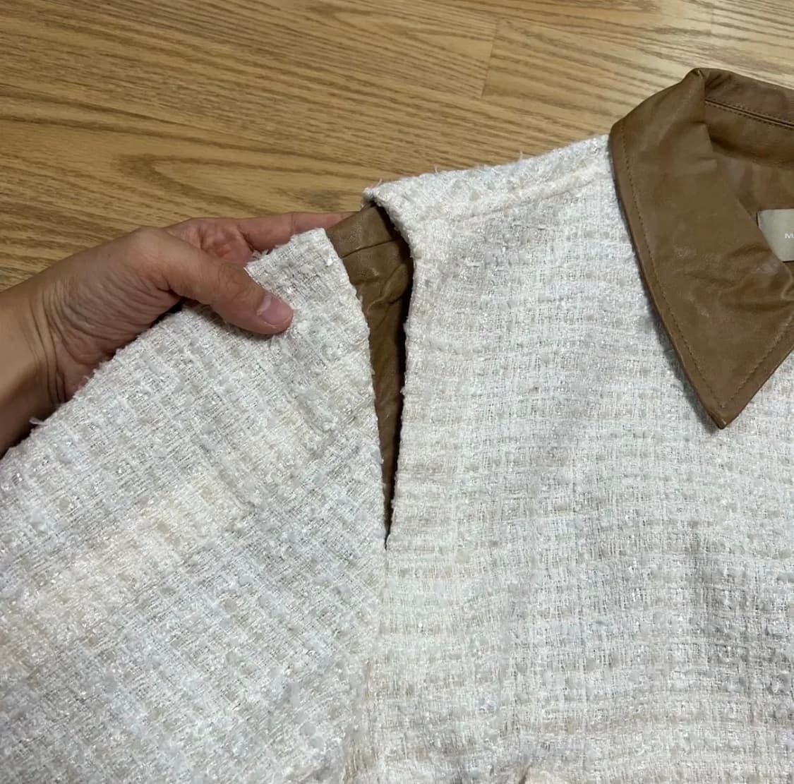 [MARTIN PLAN] 마틴플랜 투웨이 트위드 봄버자켓 상품이미지4