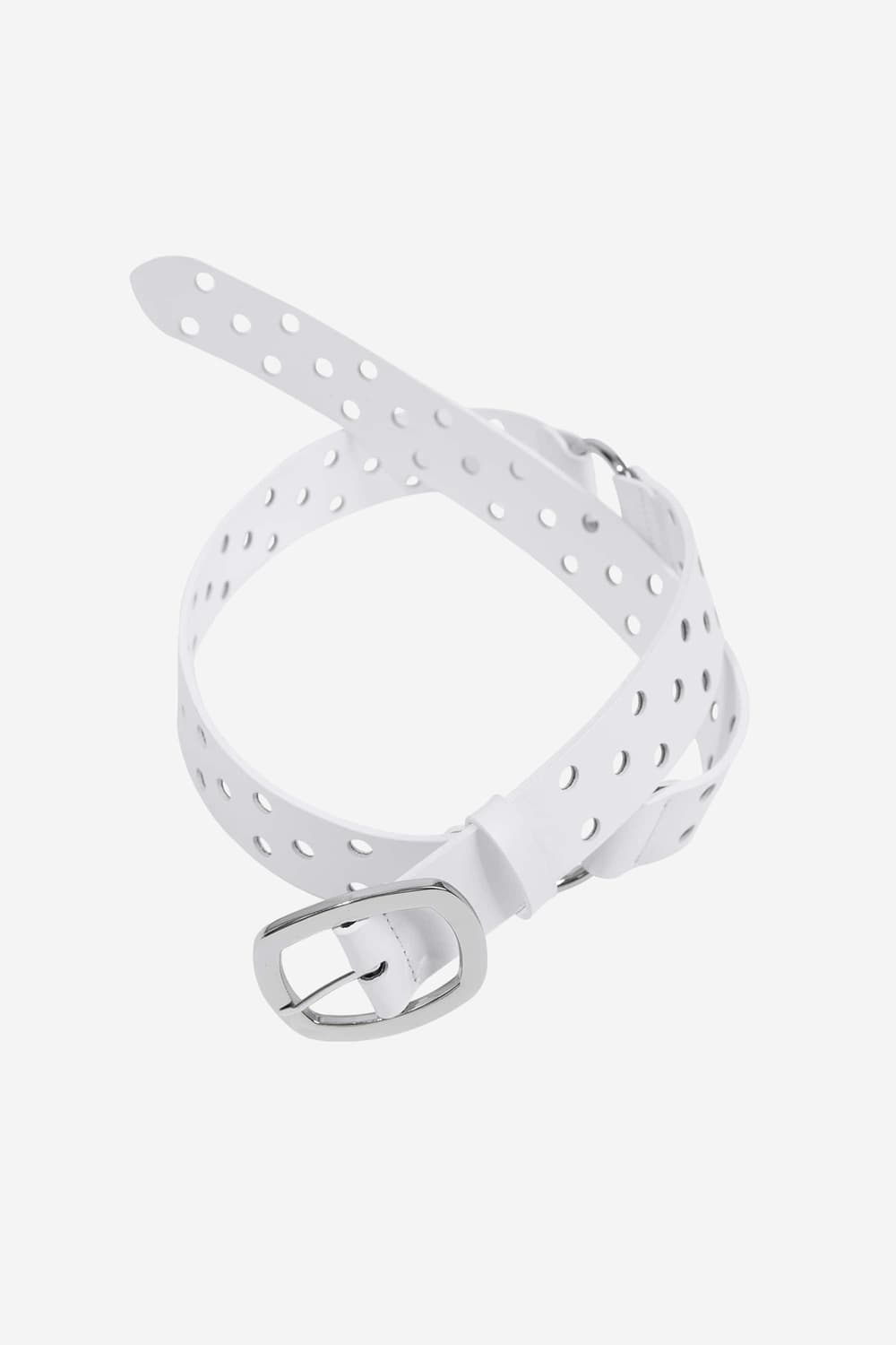 세릭 TWO RING HOLE BELT / WHITE 상품이미지2