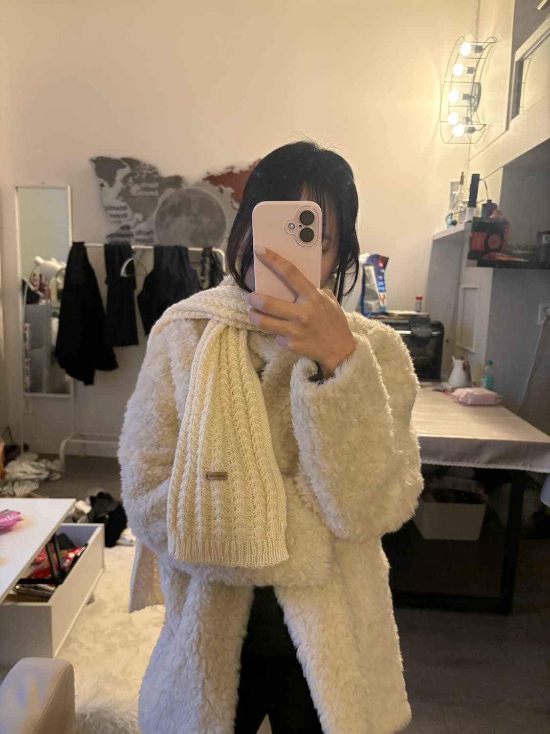 아이보리 머플러  상품이미지3