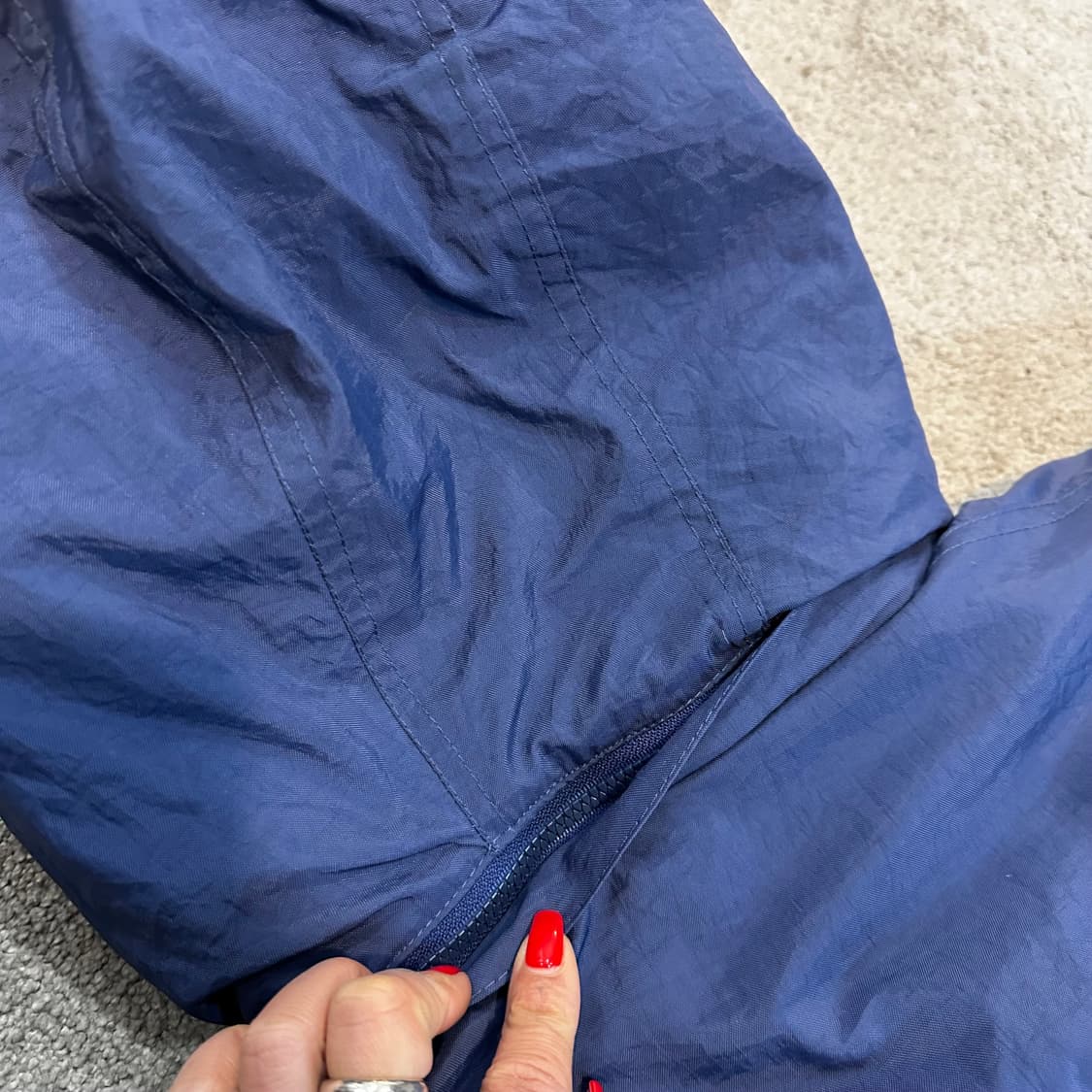 스타터 90s 노트르담 아이리쉬 후드 아노락 점퍼L 상품이미지10