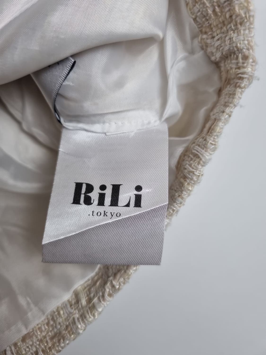RILI 베이지 크롭 트위드 셋업 상품이미지6