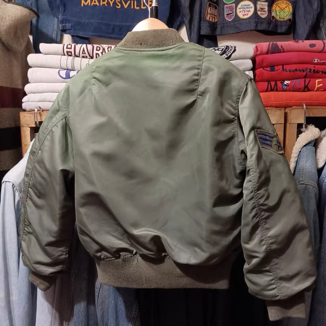 80s-90s Vintage Houston MA-1 자켓 상품이미지4