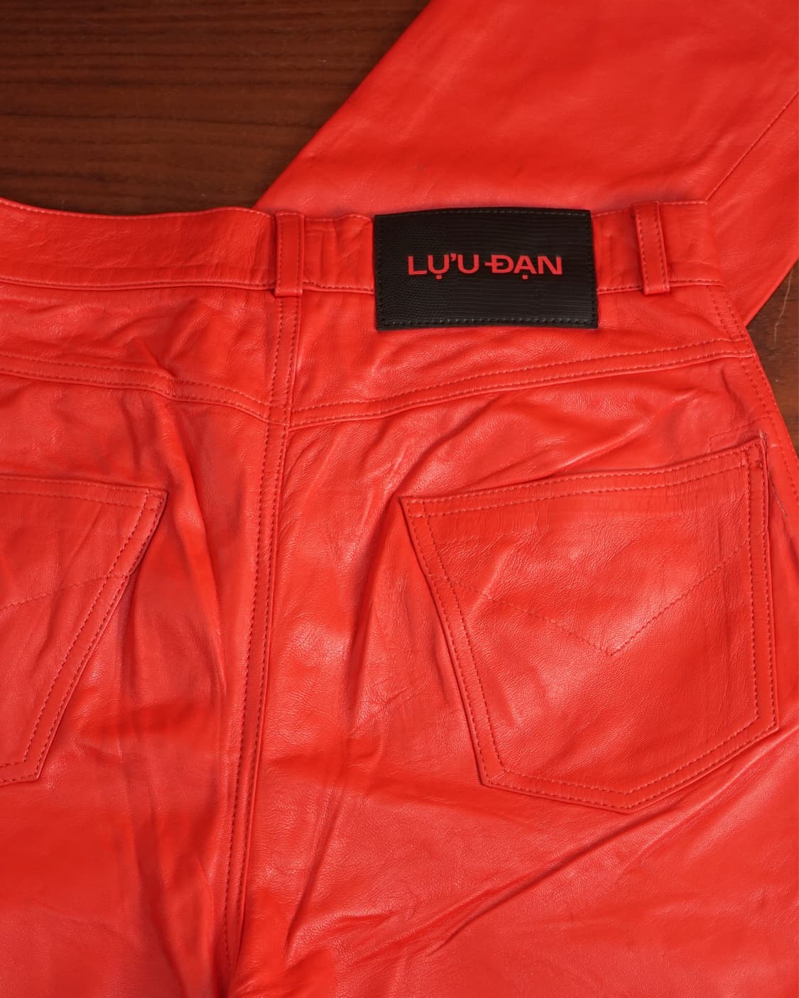 Luudan 루단 레더 팬츠 상품이미지1
