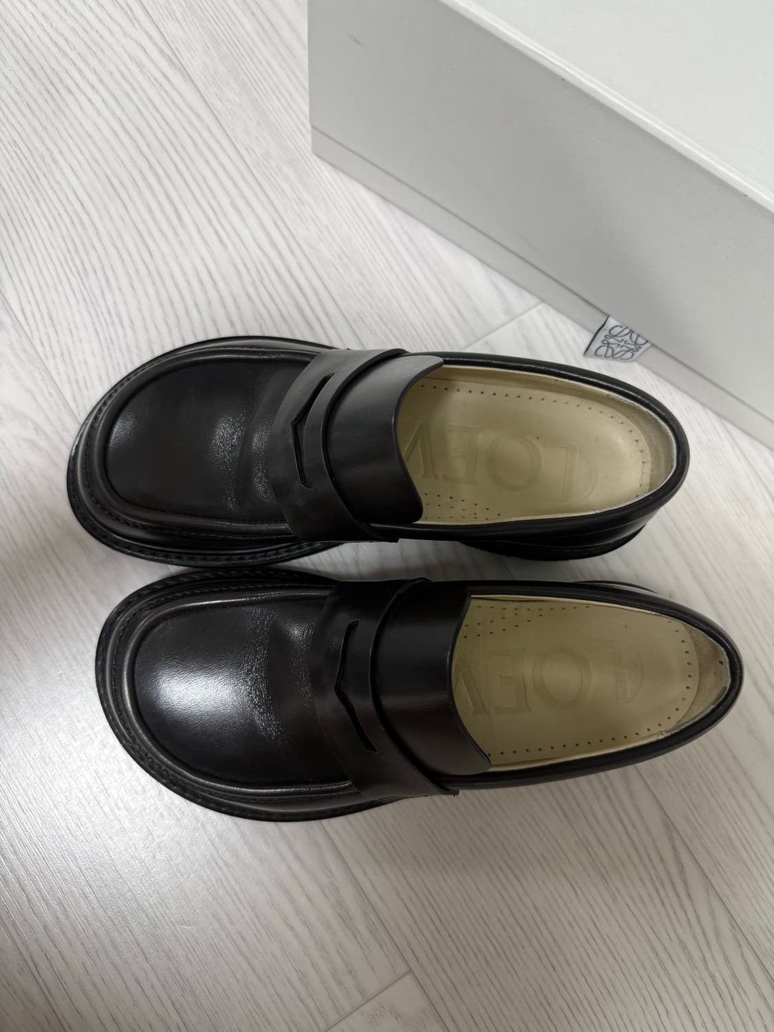 (LOEWE) 로에베 블레이즈 브라운 플랫폼 로퍼 35 상품이미지3