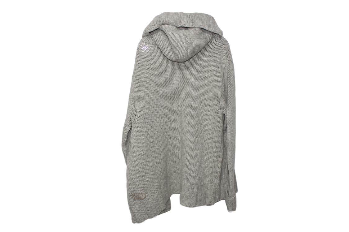 2000s 디젤 니트 케이프 후드 가디건 상품이미지5