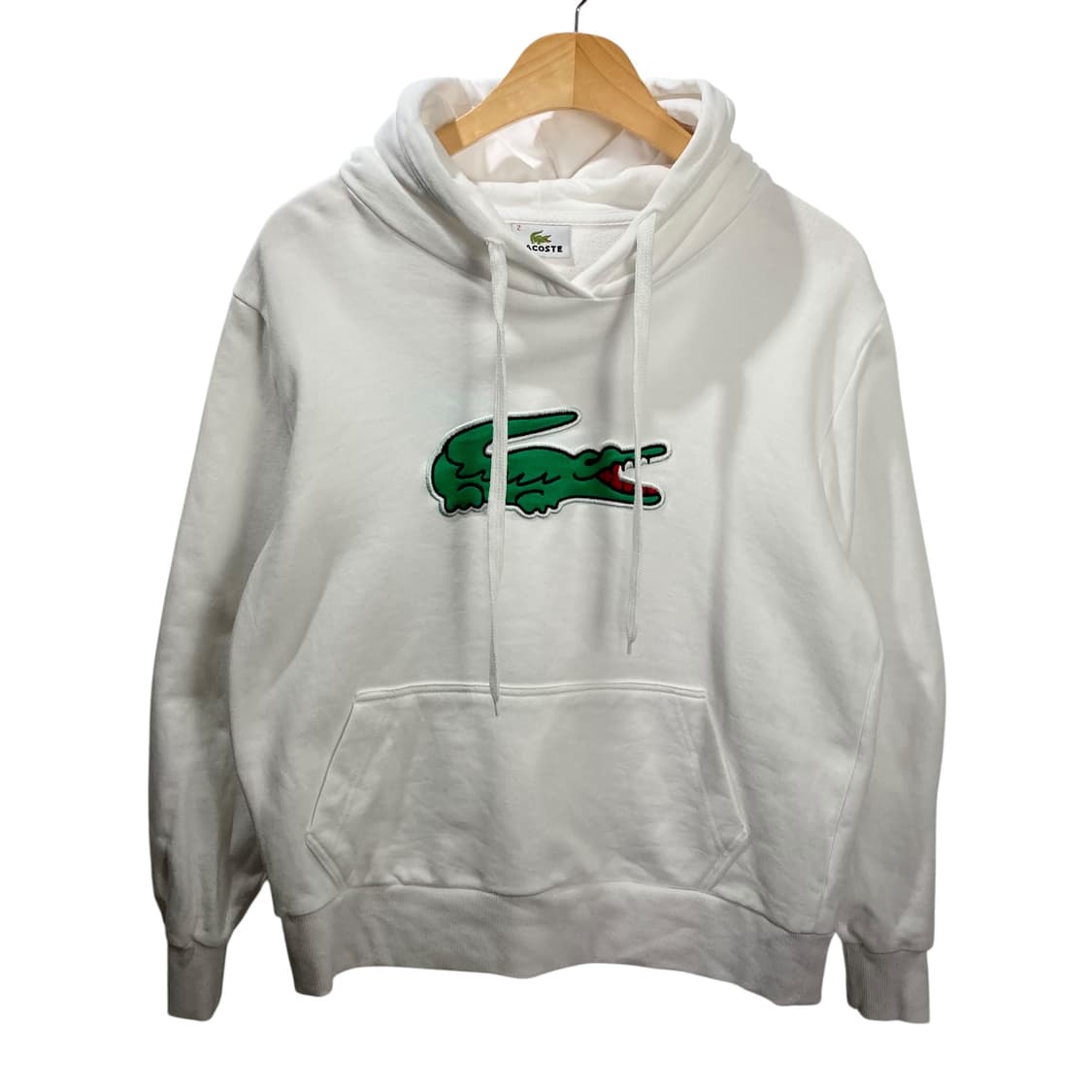 라코스테 화이트 후드 상품이미지2