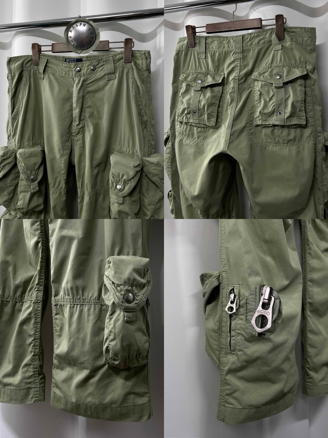 90's 폴로 랄프로렌 트래비스 스캇 유틸리티 탄창 카고팬츠 상품이미지6
