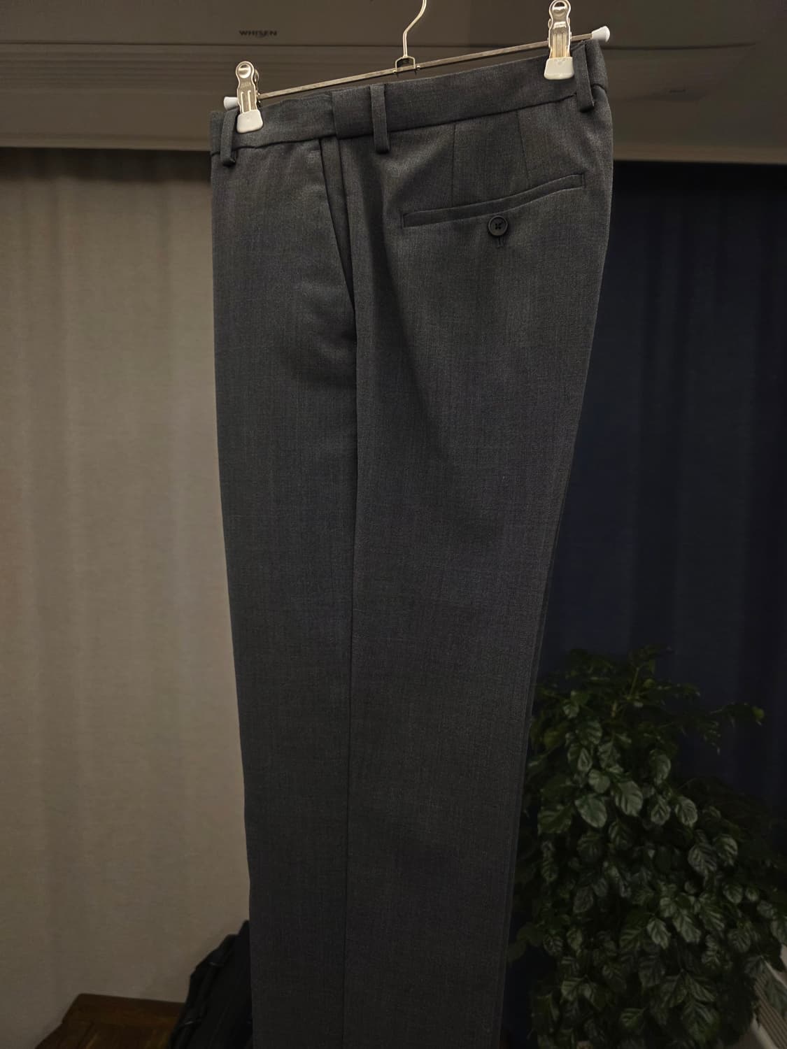 무신사스탠다드 / 울 블렌드 릴렉스드 셋업 [미디엄그레이] / XL,32 상품이미지6