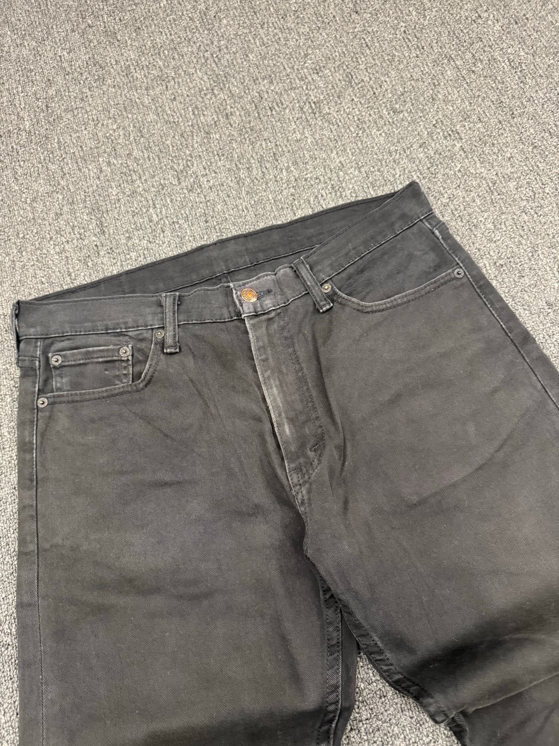 33)리바이스 빈티지 513 블랙 데님팬츠 상품이미지4