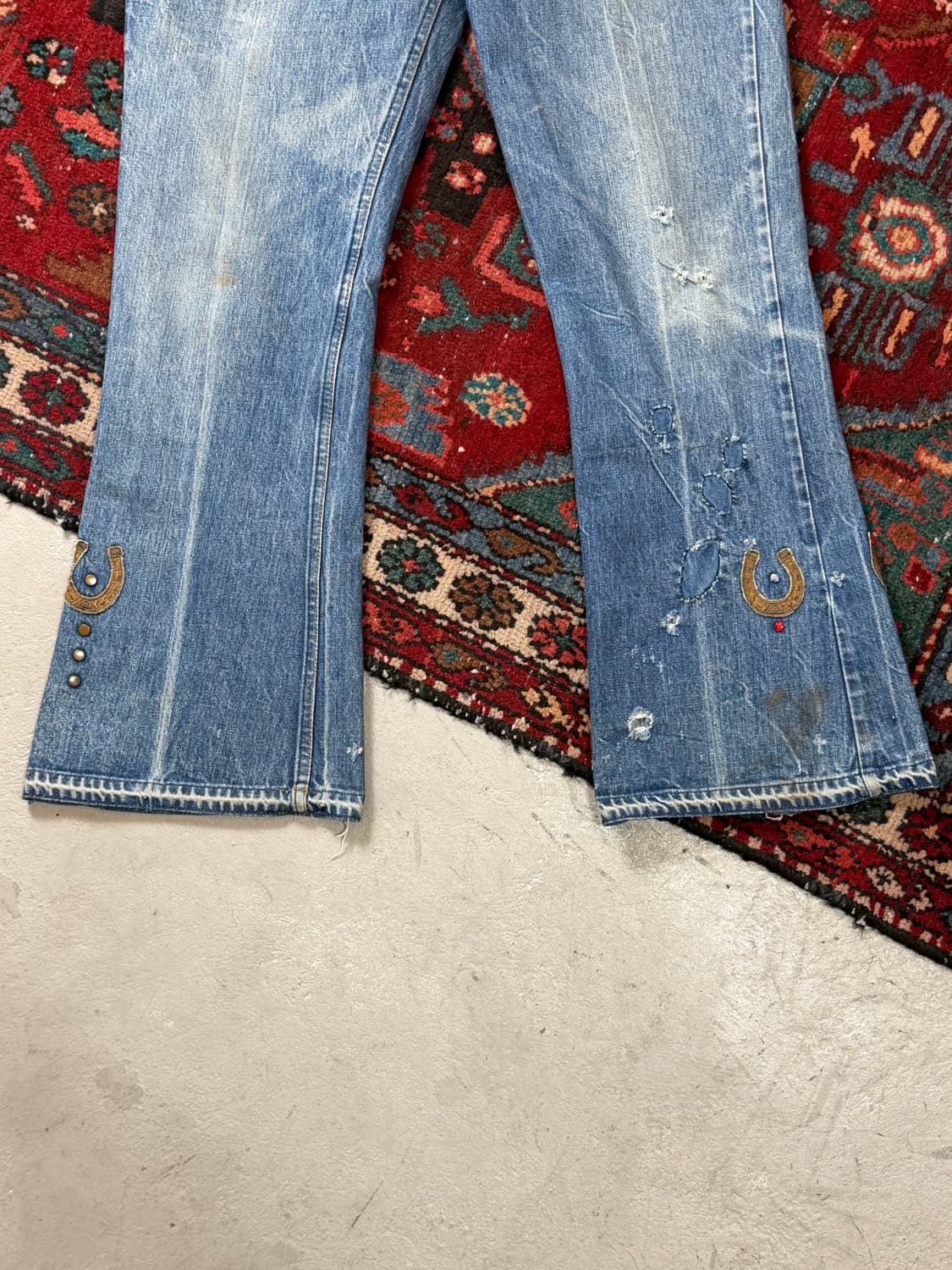 빅E 70's USA 빈티지 리바이스 646 벨바텀 부츠컷 오렌지탭 상품이미지8