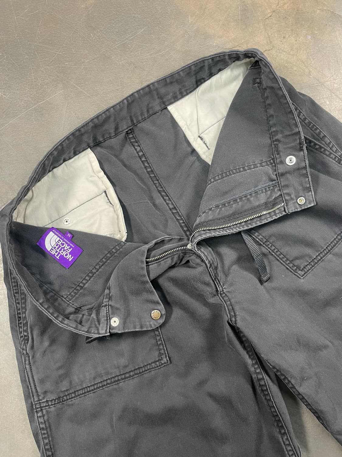 노스페이스 퍼플라벨 미들로고 와이드팬츠 상품이미지4