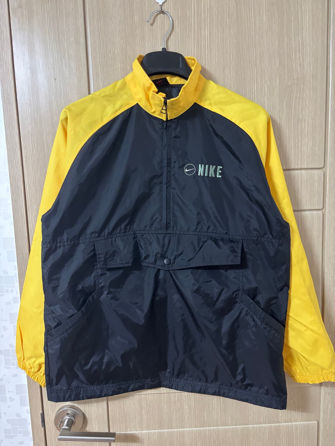 90s 나이키 옐로우/블랙 바람막이 상품이미지1