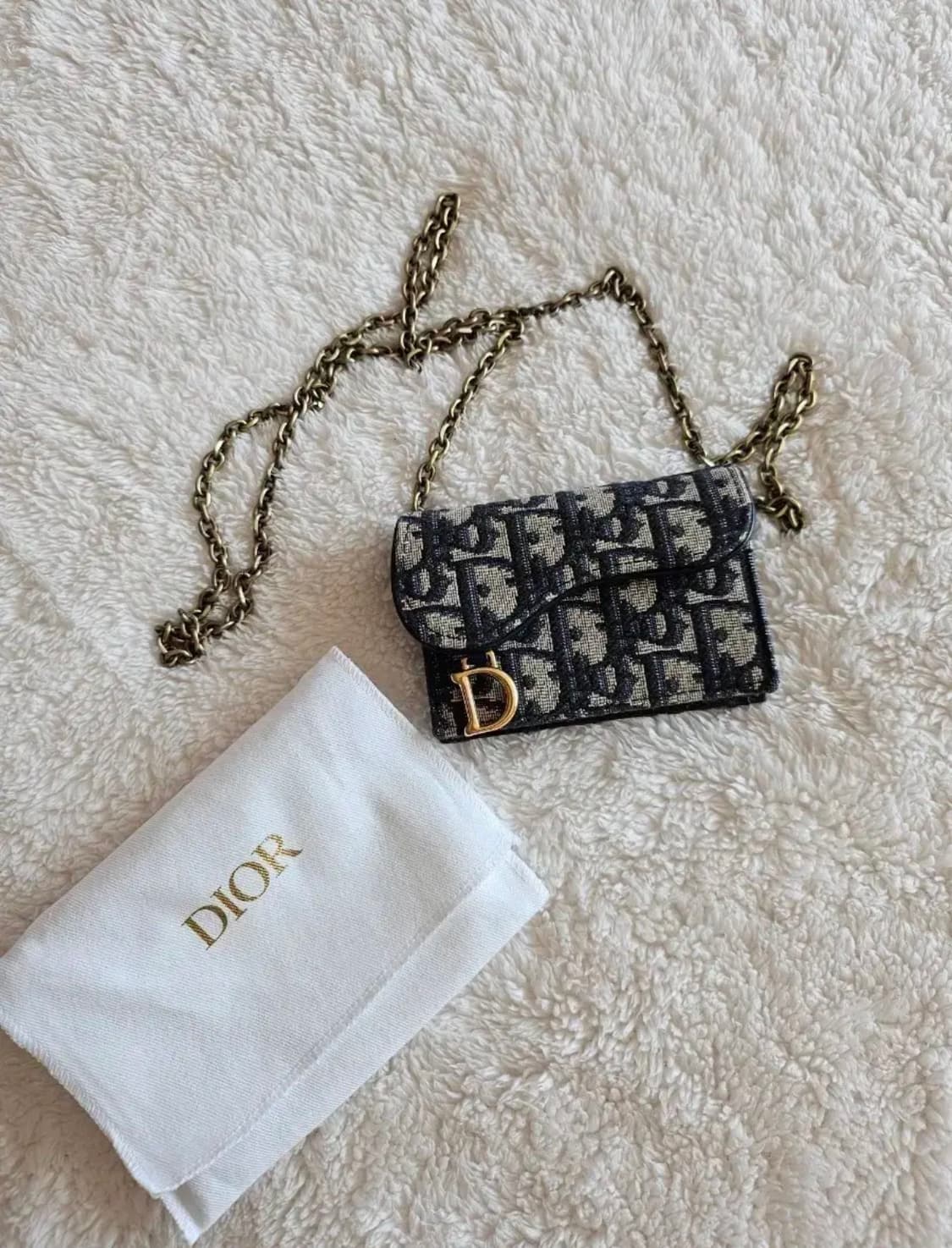 [정품] 디올 오블리크 카드지갑 + 전용 체인 상품이미지2