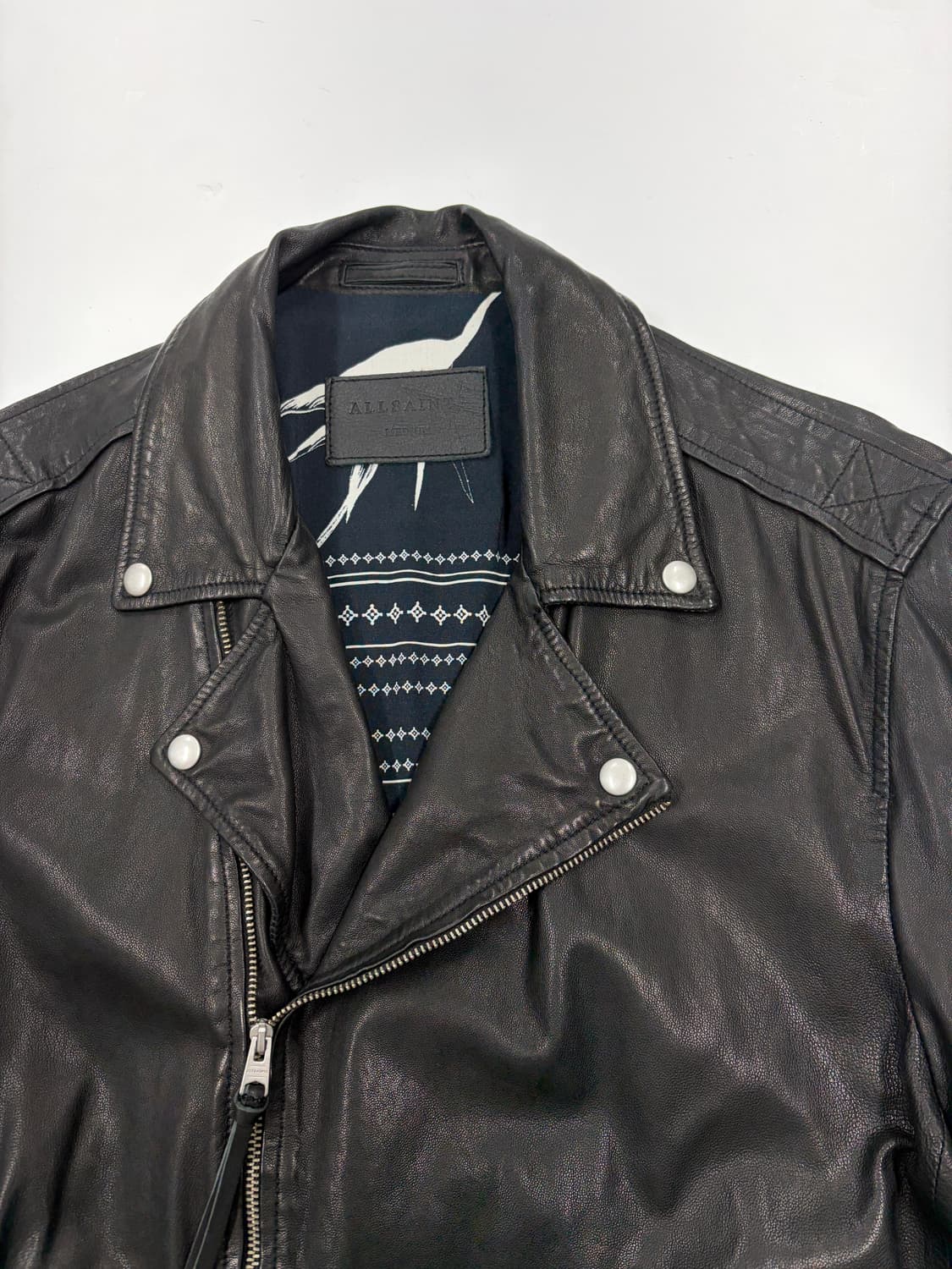 ALLSAINTS ACE BIKER 램스킨 라이더 자켓 상품이미지2