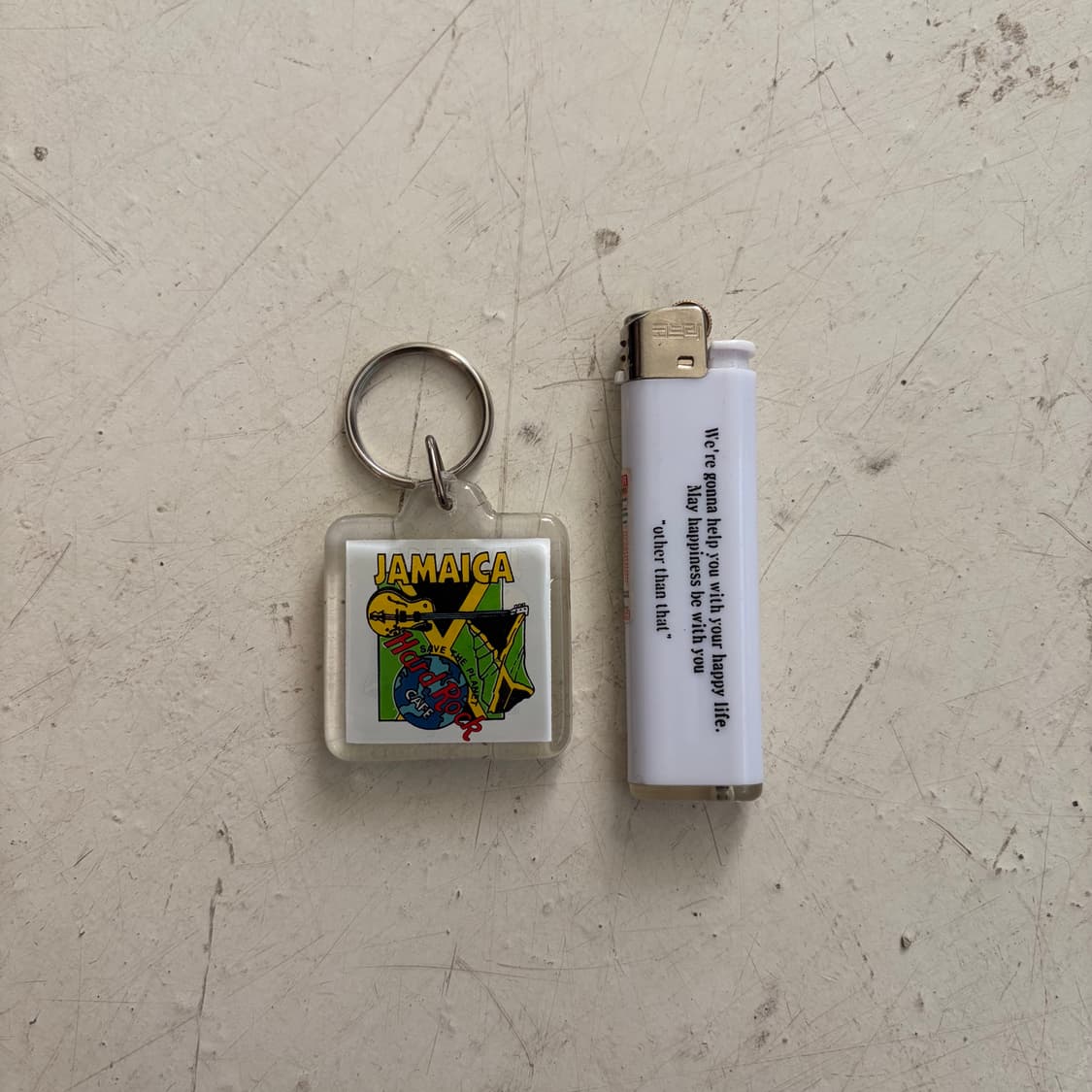 80s-90s USA OG 빈티지 자메이카 하드락 키링 OS 상품이미지4