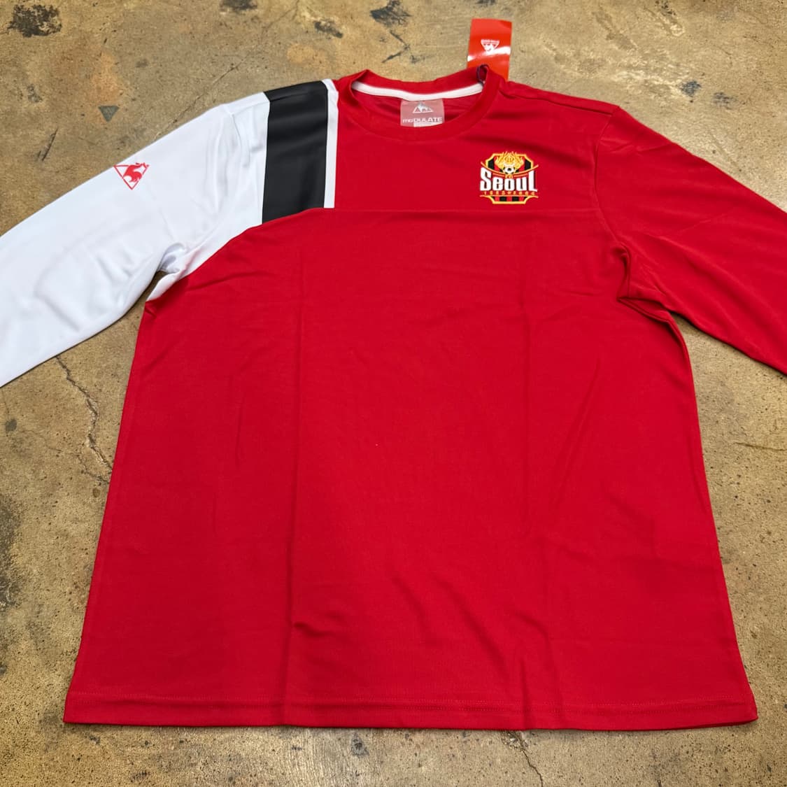 [정품/XXL] 르꼬끄 FC서울 긴팔 티셔츠 레드 b15 상품이미지3