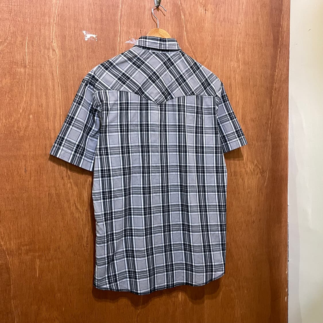 (M) Wrangler 랭글러 체크 웨스턴 반팔 셔츠 상품이미지5