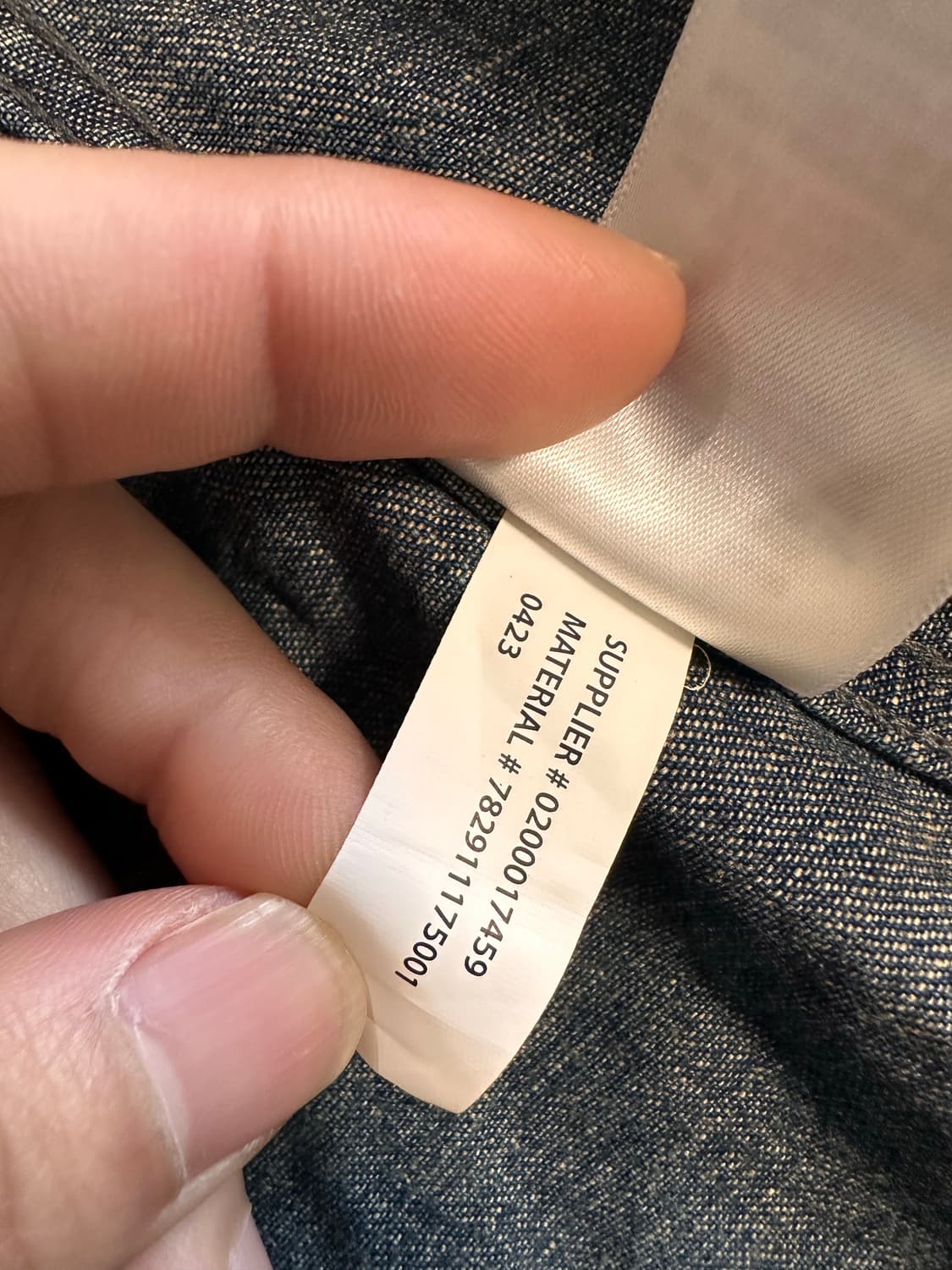 rrl 린넨 데님 엔지니어드 자켓 m 상품이미지5