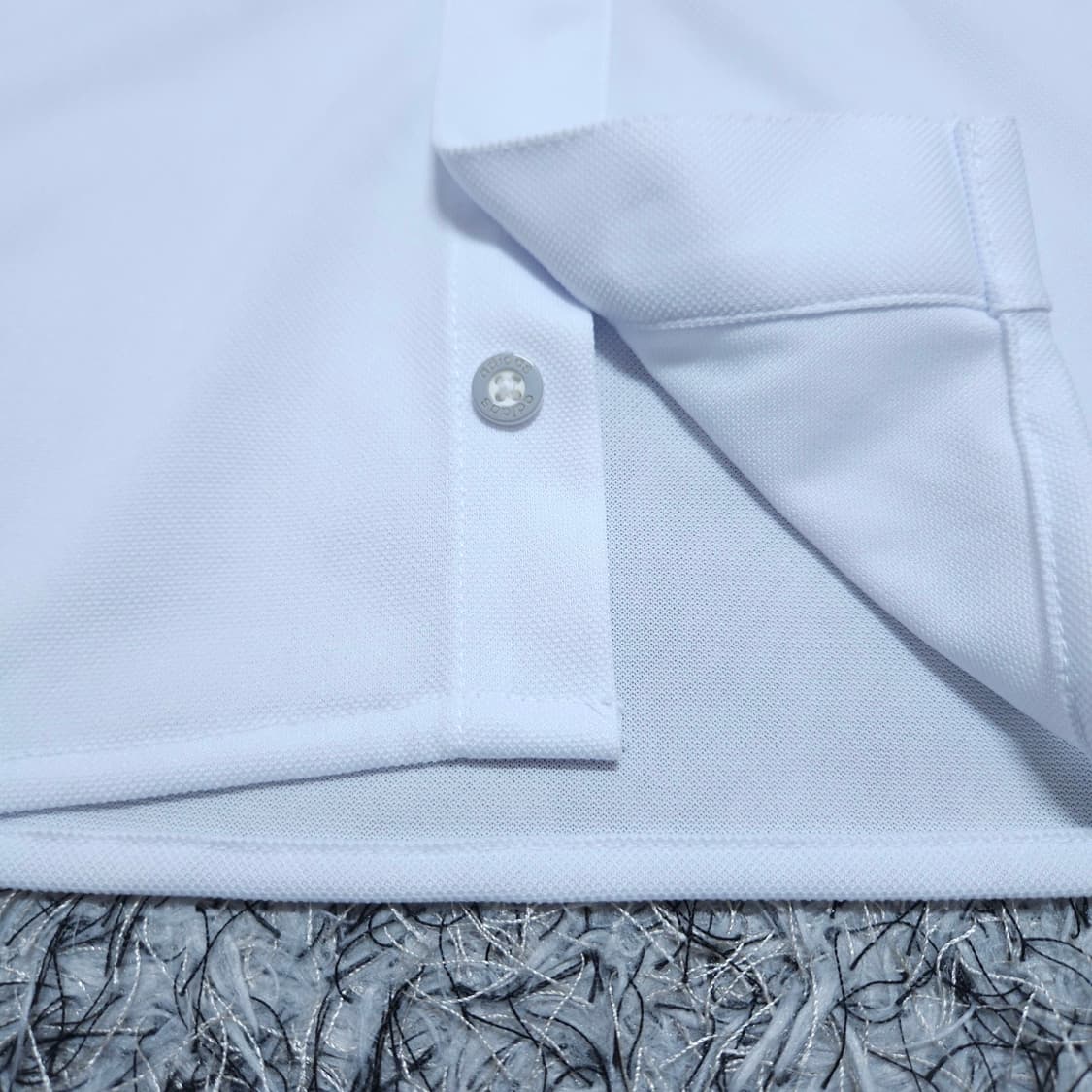 아디다스골프)105 남자 흰색 쿨맥스 골프셔츠 / 왕눈이 상품이미지6