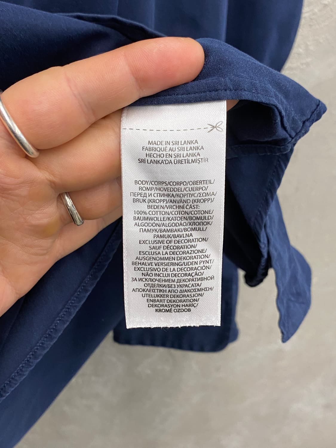 [L] Polo Ralph Lauren 폴로 랄프로렌 네이비 코튼 셔츠 상품이미지8