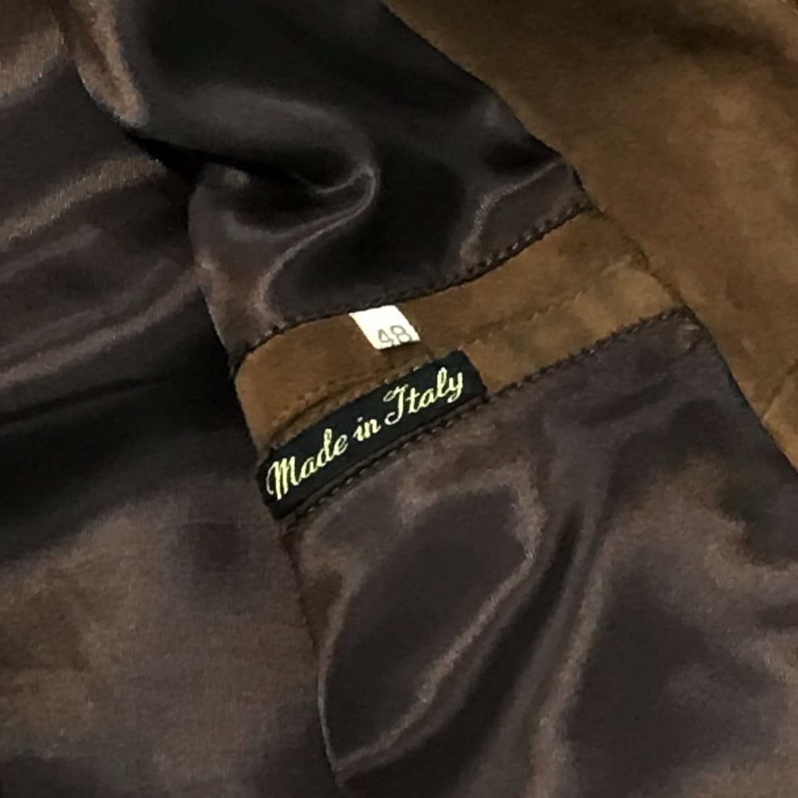 ITALY VTG 브라운 스웨이드 자켓 남성 102 여성 프리사이즈 상품이미지10