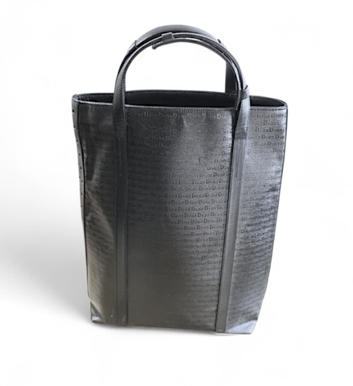 디올옴므 캔버스 레더 로고 자카드 토트백 상품이미지1