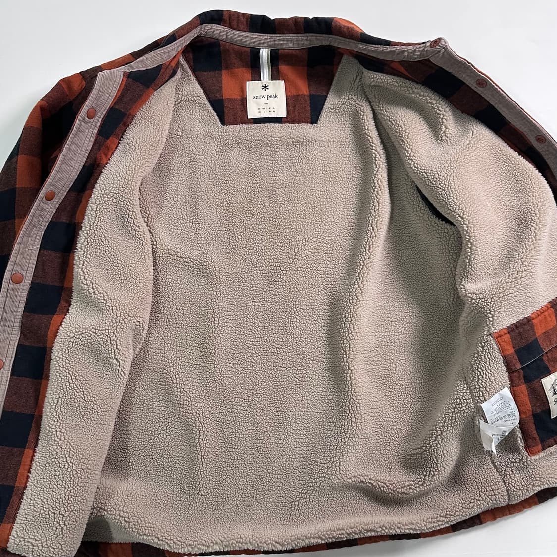 스노우피크 쉐르파 체크 셔츠 자켓  상품이미지4