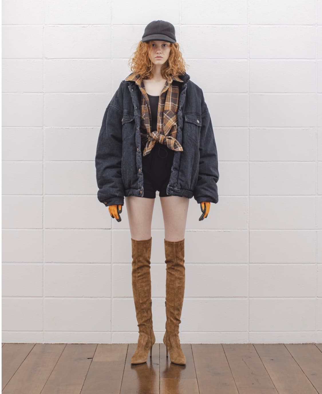 언유즈드 Unused padded denim jacket - 3,4 상품이미지4