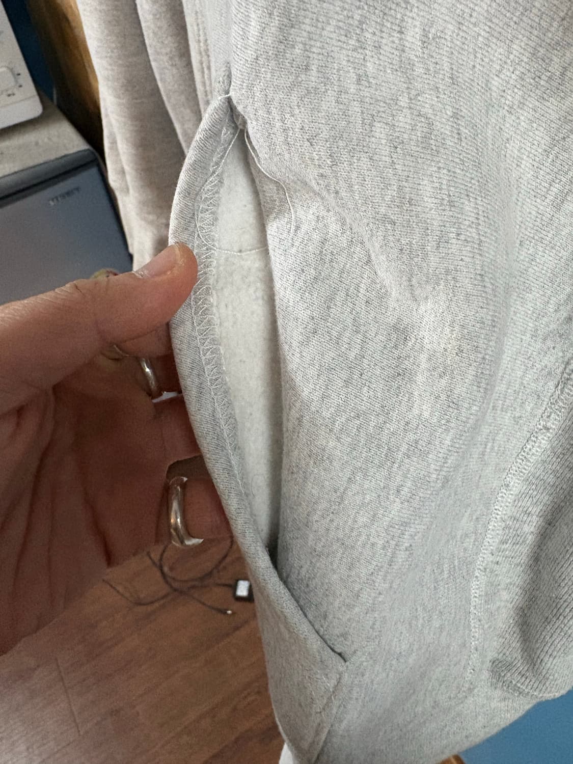 80-90's cotton exchange weave Sweat Hood 상품이미지5