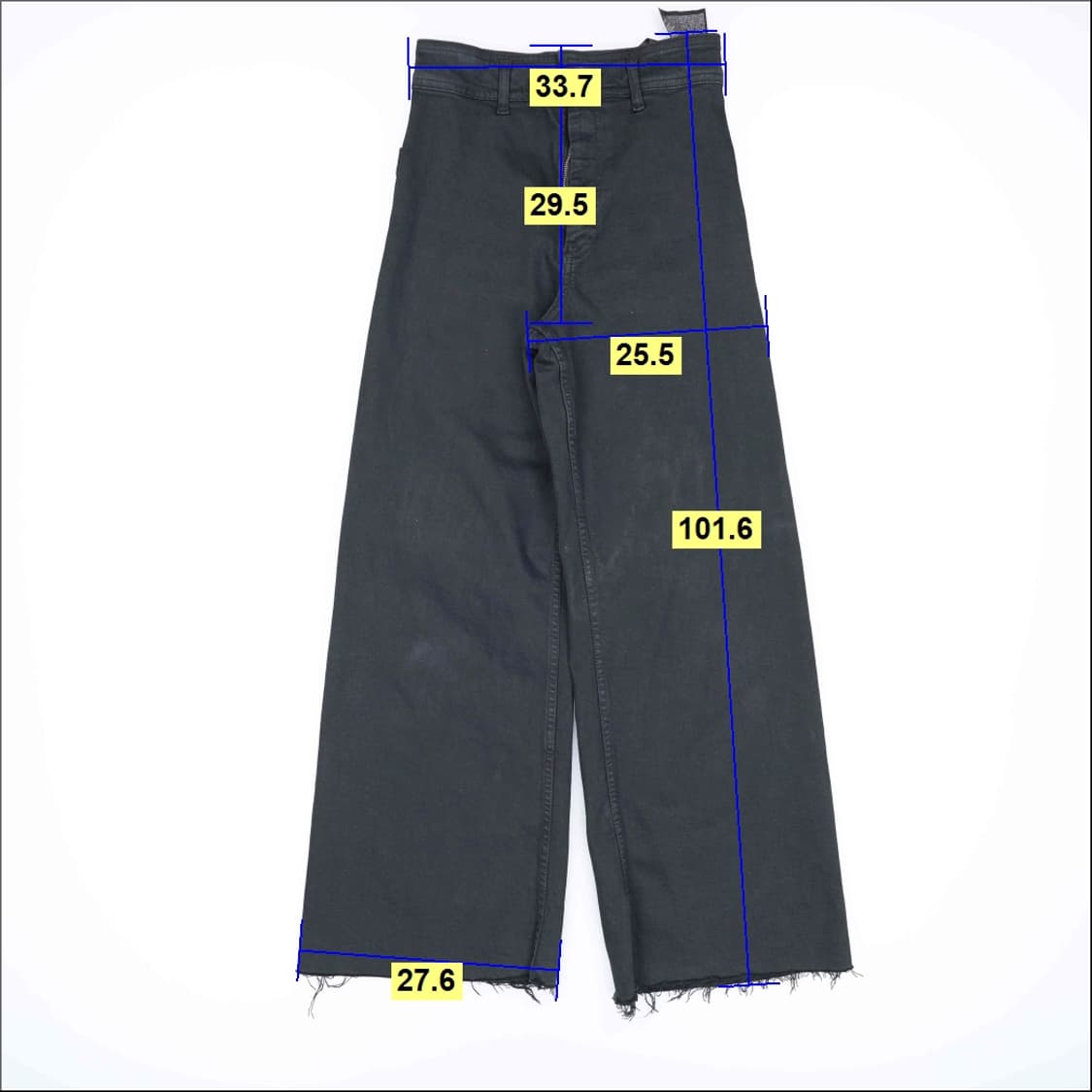 34 자라 여성 와이드 블랙진 0325H1 상품이미지7