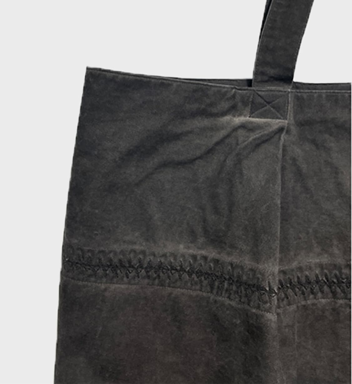 Garment Dyed Merrow Bag (Charcoal) 상품이미지3