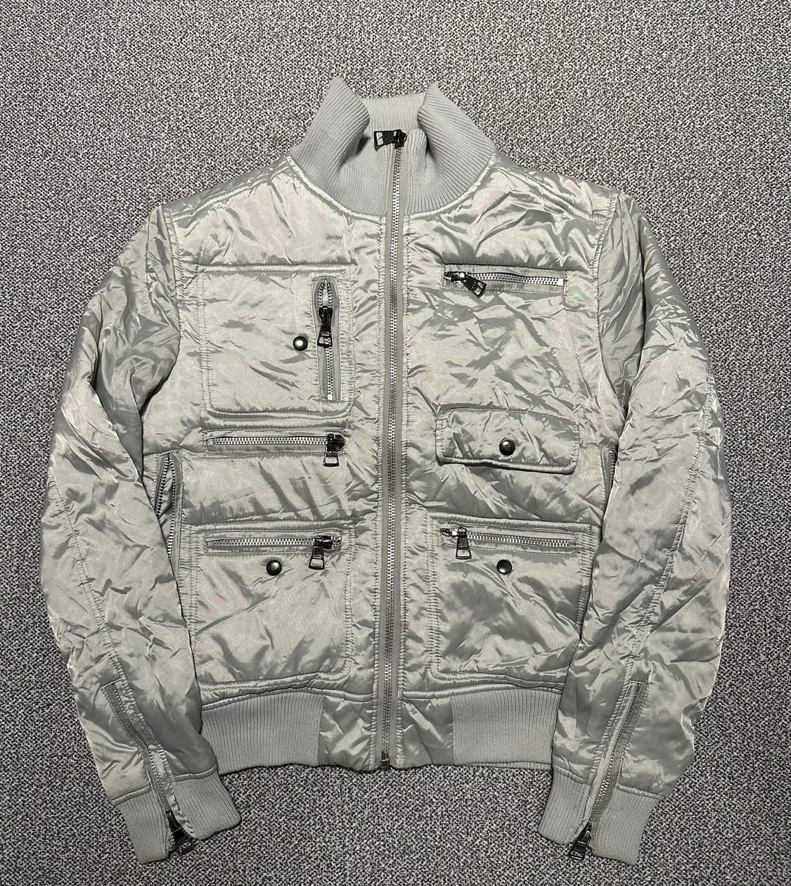 돌체앤가바나 실버 포켓 봄버 자켓 46 상품이미지1