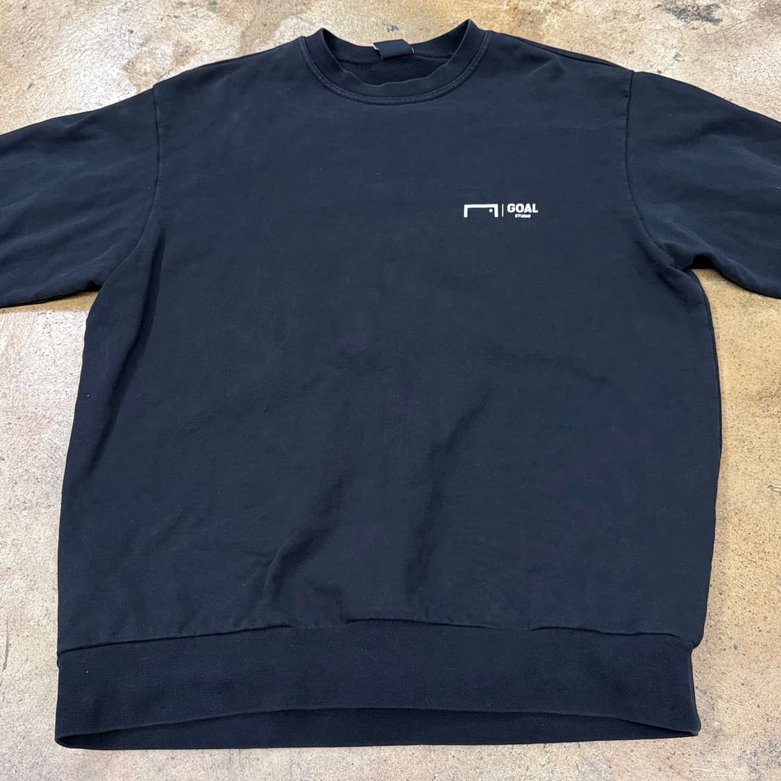 [정품/XL] GOALSTUDIO 골스튜디오 블랙 맨투맨 b14 상품이미지3