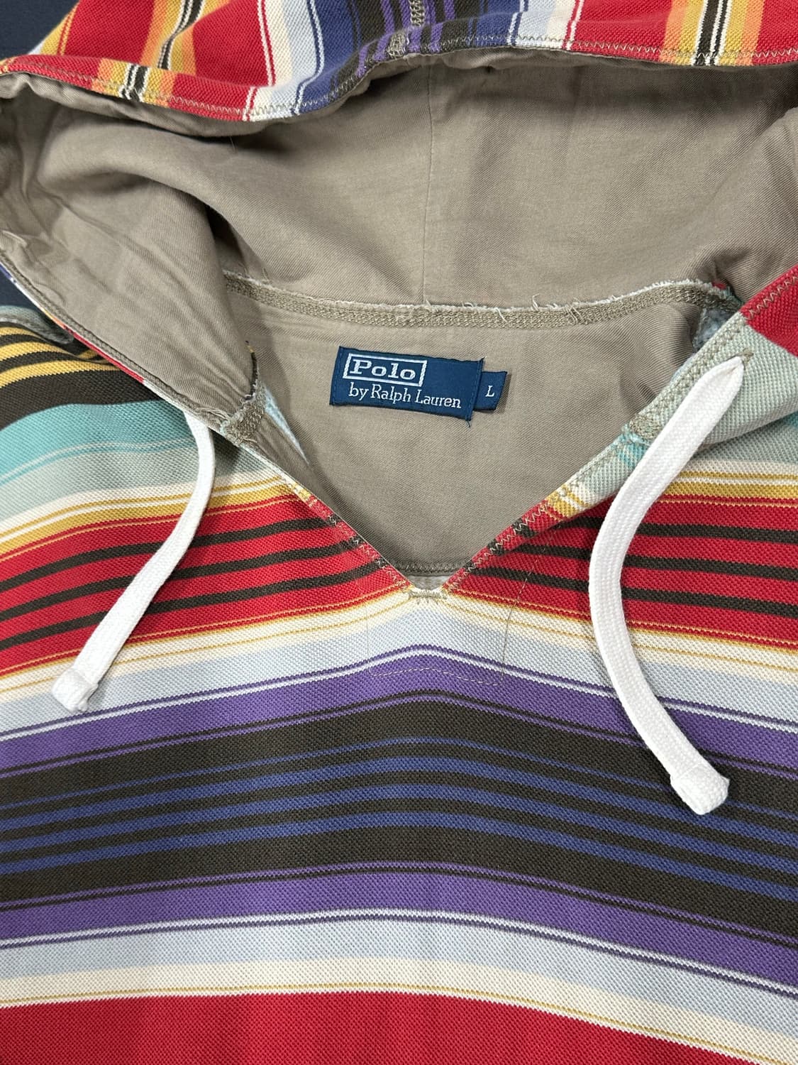 폴로 랄프로렌 에스닉 스트라이프 후드티 상품이미지5