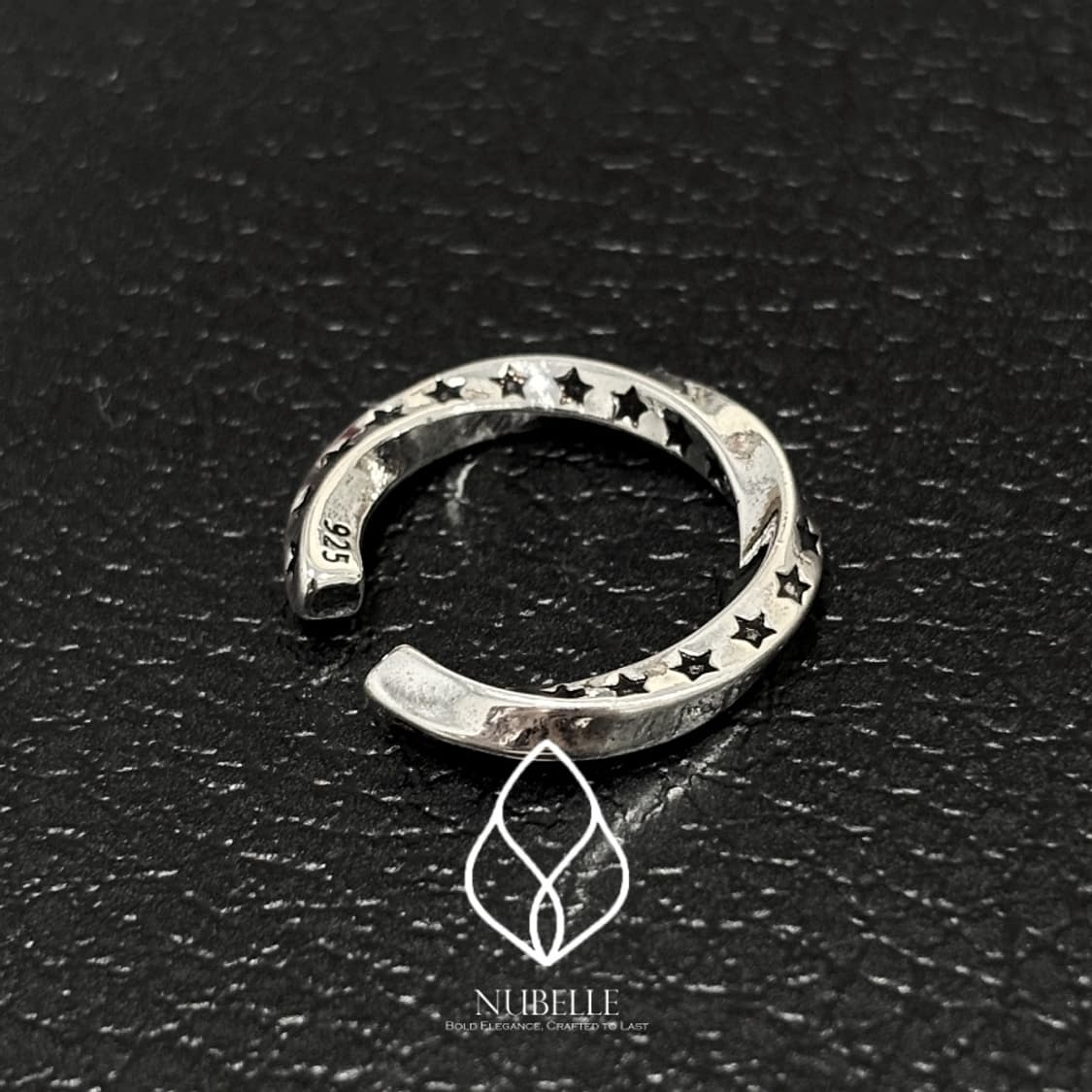 🌗 Twisted star ring /트위스트 925실버 스타 반지 상품이미지7