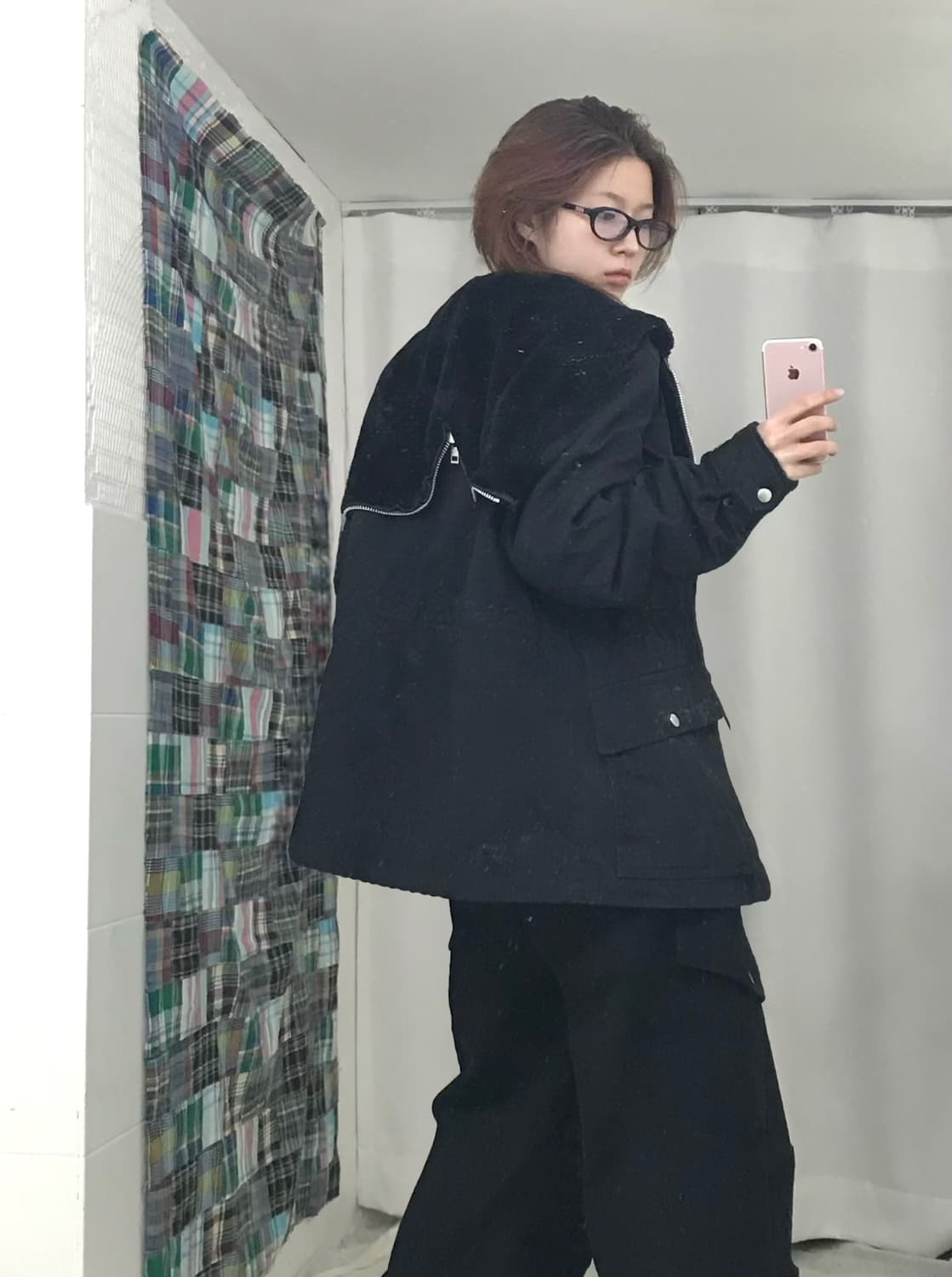 빈티지 데일리 블랙 코지 펑크 코디 세트 상품이미지2