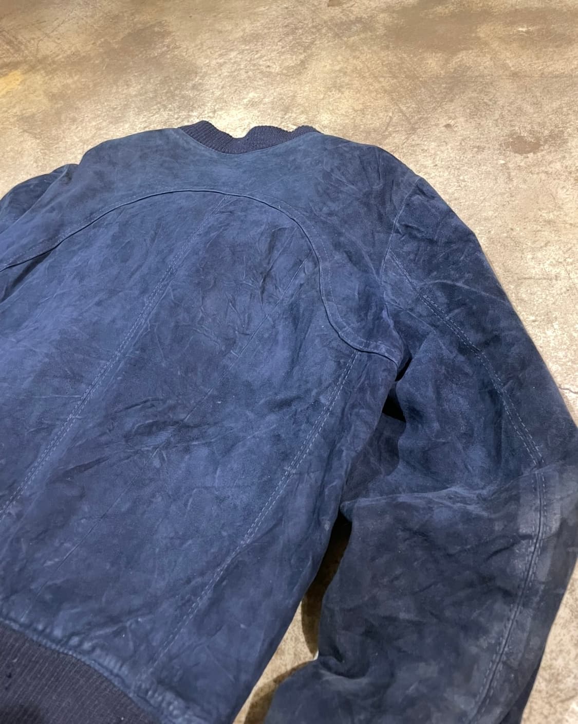 양가죽 스웨이드 블루종 자켓 상품이미지6