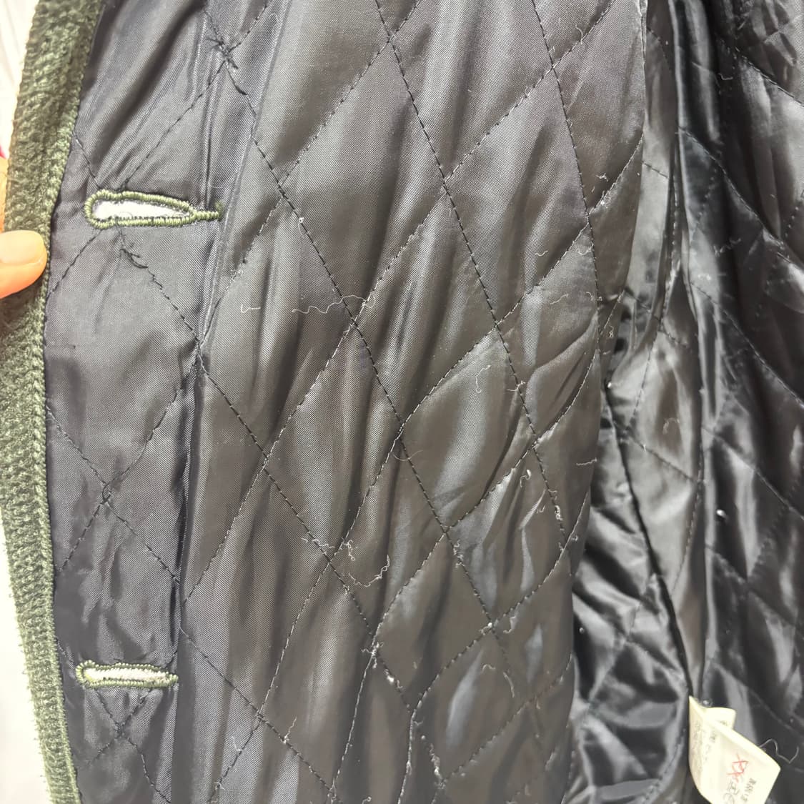 부클 뽀글이 패턴 퀼팅 자켓 (JPN) 상품이미지6