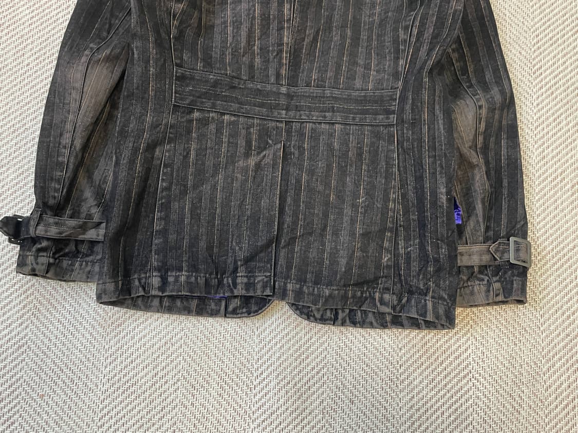 빈티지 스트라이프 코듀로이 벨티드 자켓 lgb y2k J03575 상품이미지4