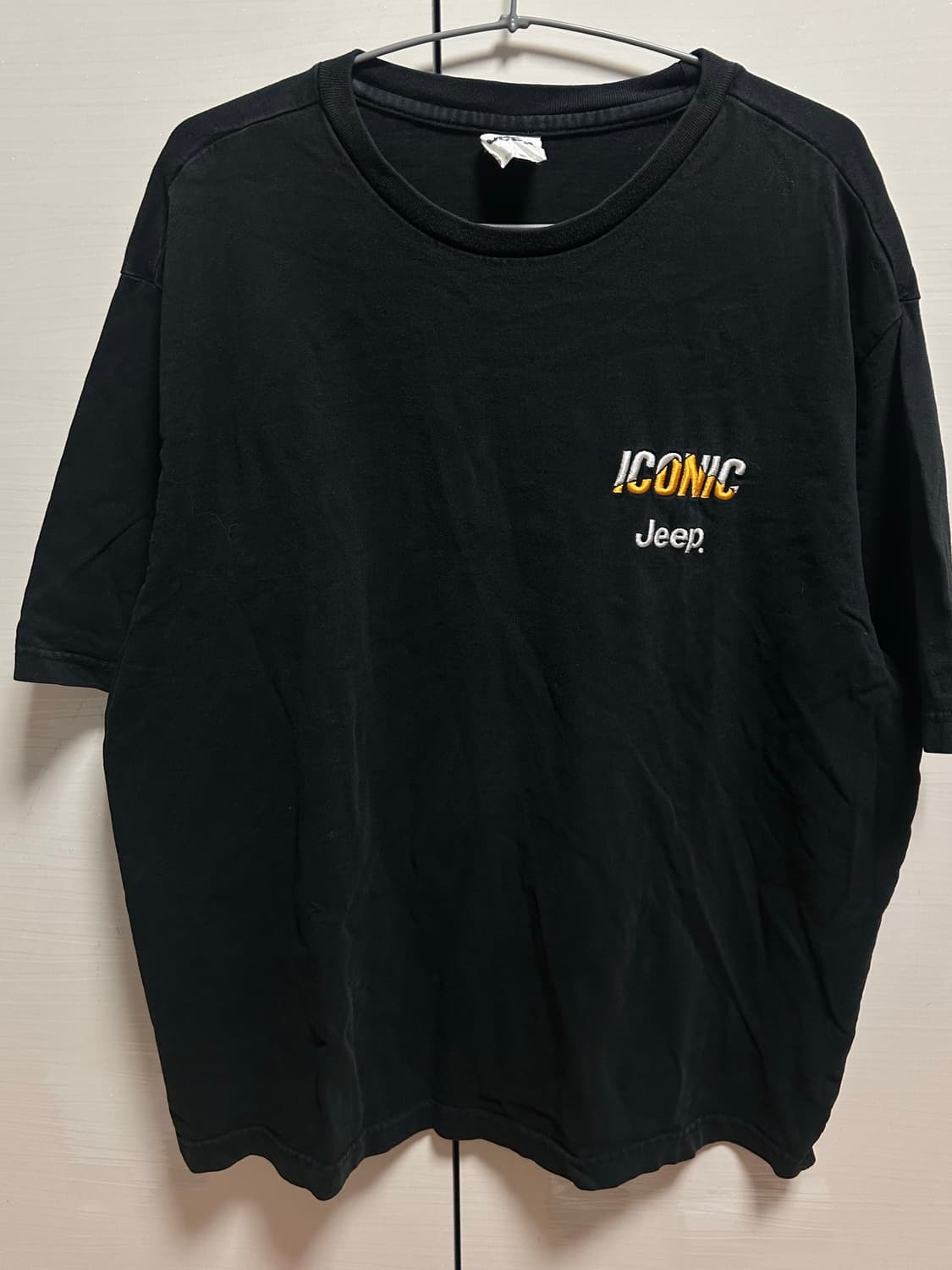지프 아이코닉 반팔 티셔츠 블랙 XL 상품이미지1