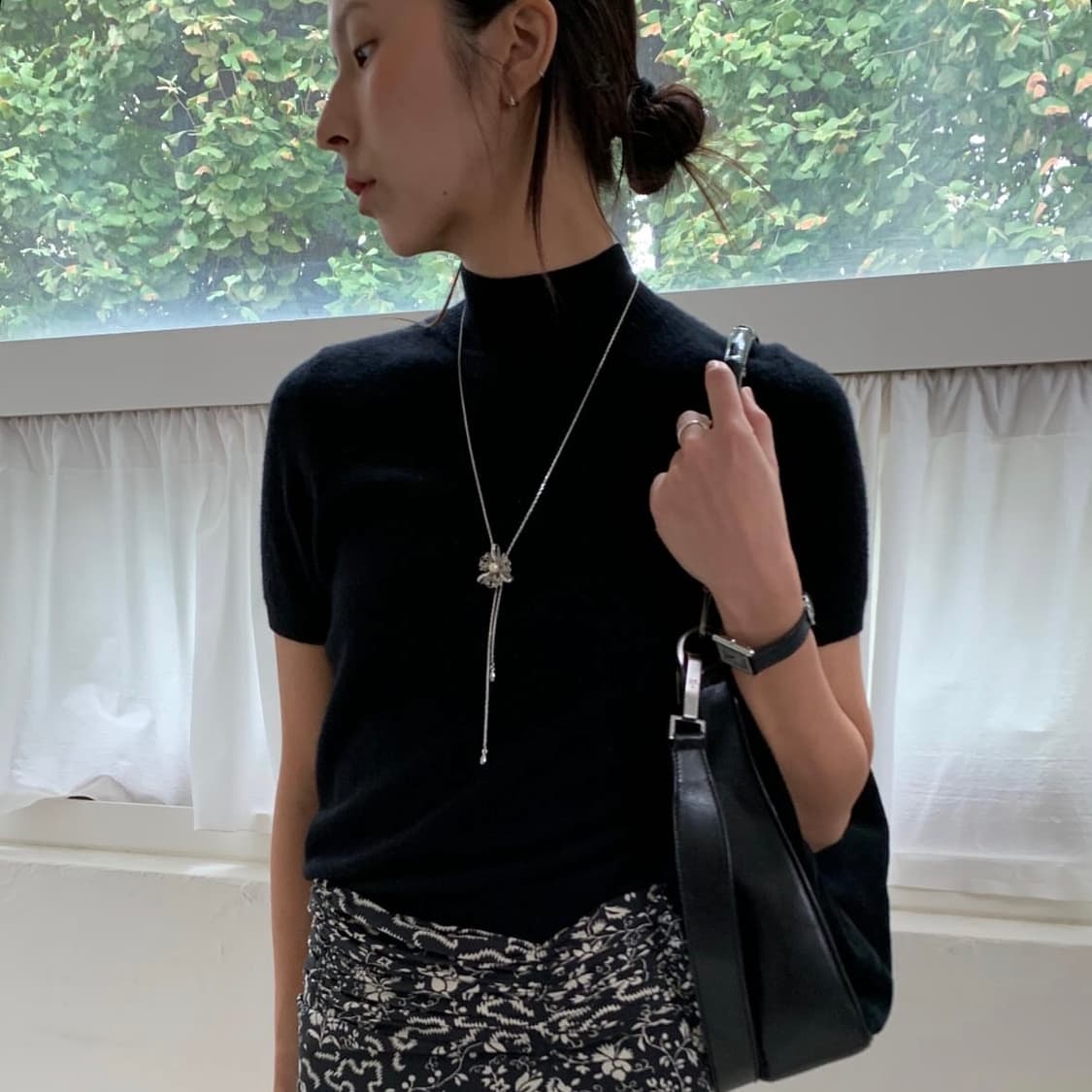Vintage pearl bolo tie 상품이미지6