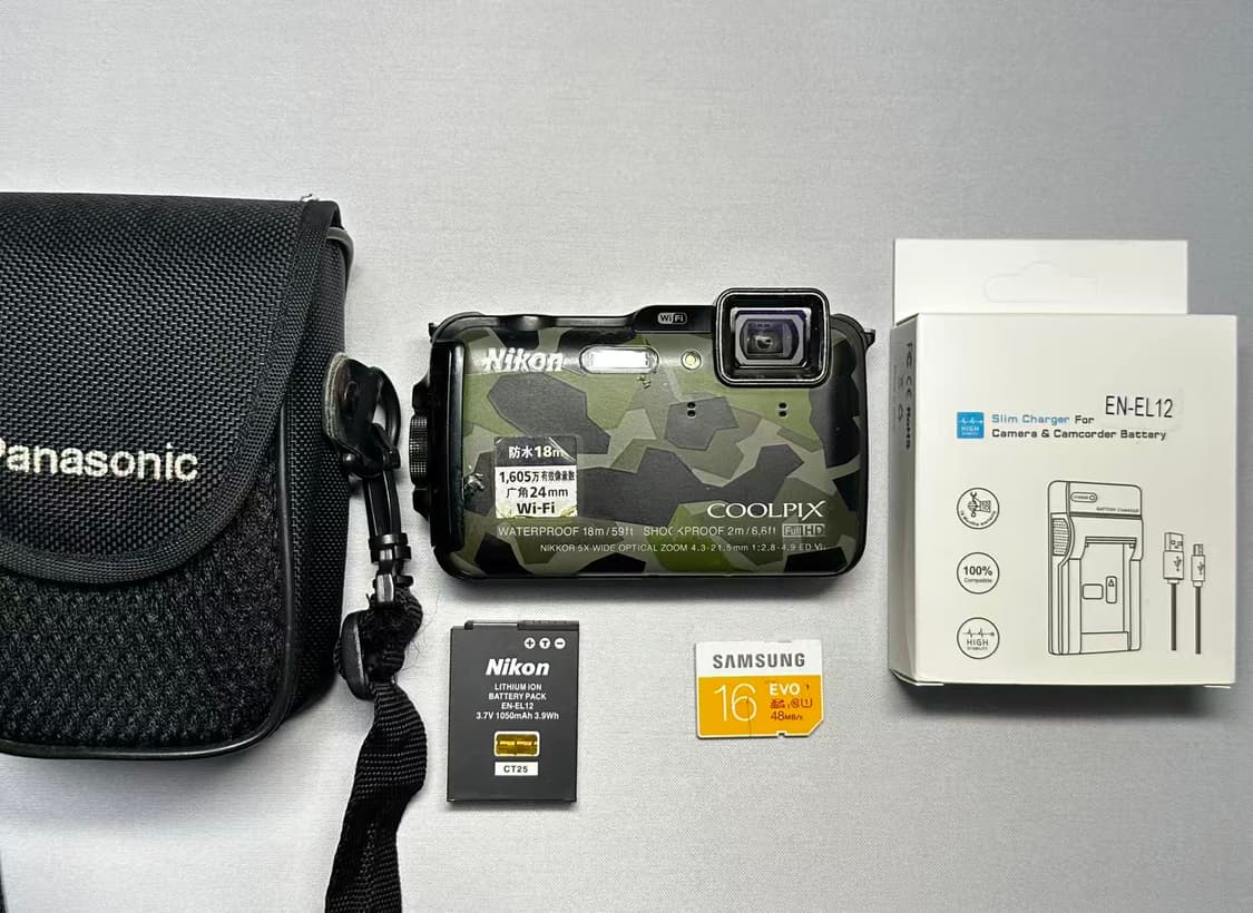 니콘 쿨픽스 aw120（aw100） 카모 디카가 상품이미지9