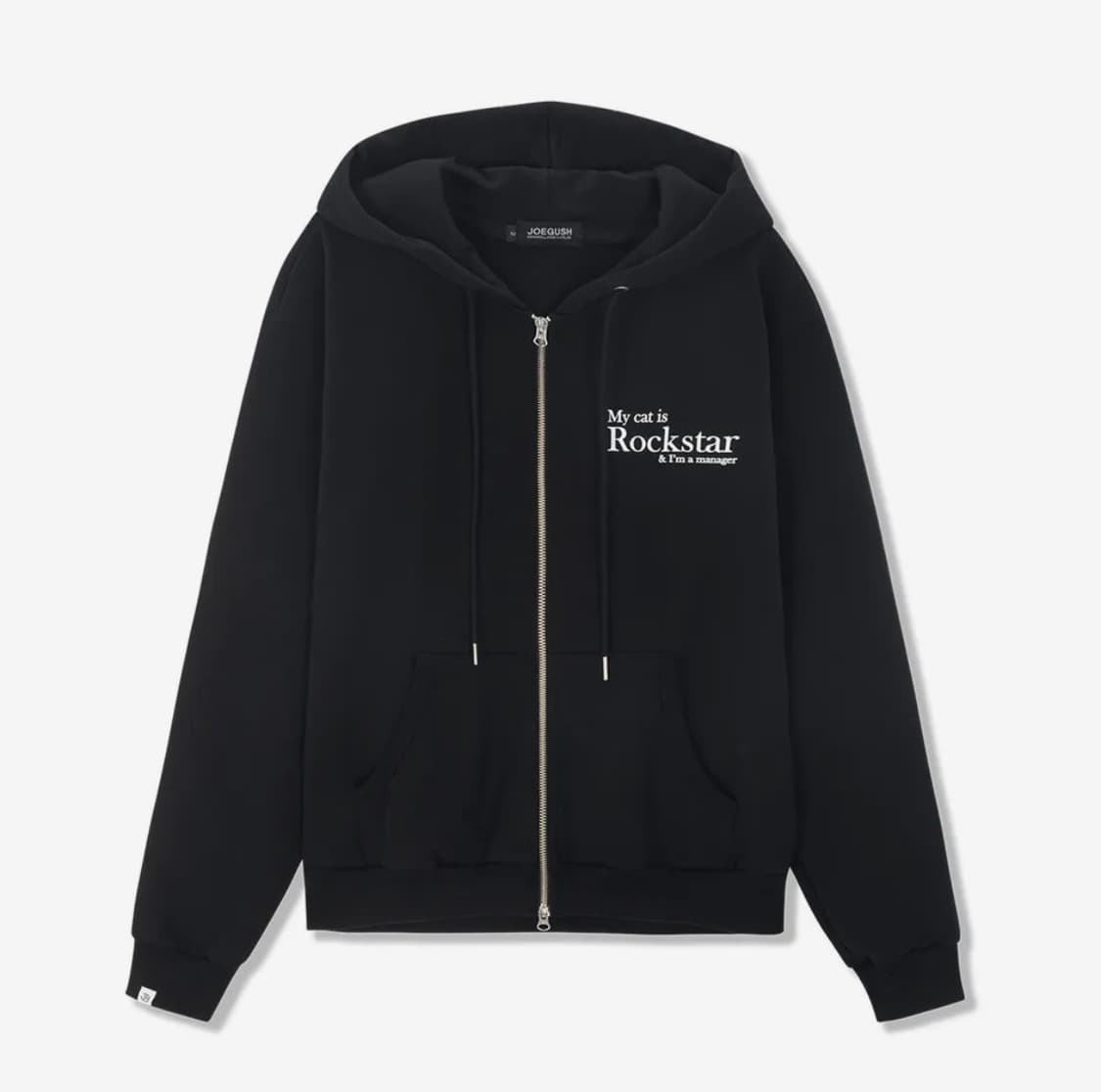 조거쉬 후드집업 블랙  상품이미지2